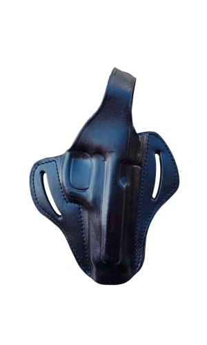 sag el siyah renkli hakiki deri tam kelebek universal kemere gecirmeli Canik 55 silah kilifi