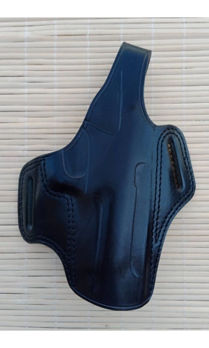 Sag el siyah renkli kelebek Model hakiki deri citcitli F 92 Beretta silah kilifi