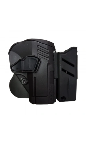 sag el siyah renkli toma holster sarsilmaz sar 9 f 92 beretta polimer taktik silah kilifi ve sarjorluk