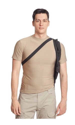 Sag El Tekli Siyah Renkli ozel Üretim Ayarlamali Emniyetli Lastikli Universal impertex Koltukalti Silah Kilifi