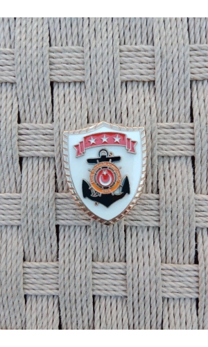 Sahil Guvenlik 1 nolu Harici Metal Gogus Brovesi Rozeti