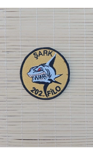 sari zemin nakis islemeli sark 202. filo arma patch pec