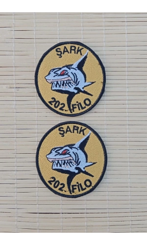 sari zemin nakis islemeli sark 202. filo arma pec patch