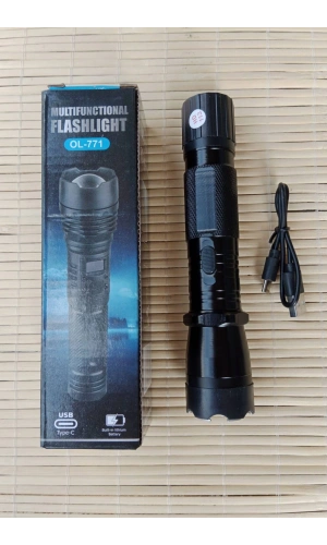 Sarjli Elektrosoklu 220 v El feneri Multifunctional Flashlight OL-771 Elekrosok Cihazi