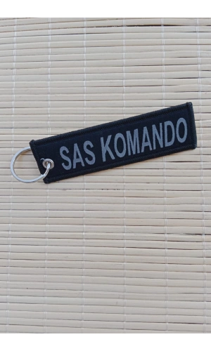 sas komando yazili nakis islemeli bez anahtarlik