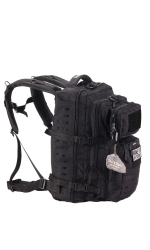 siyah renkli 50 litre cordura kumas koruklu operasyon dagci askeri taktik sirt cantasi