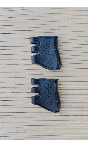 siyah renkli 9 mm tum silahlara uyumlu black grips silikon silah kabzasi