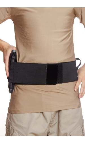 siyah renkli cirtli sarjorluk tabanca kelepce silah bel korsesi