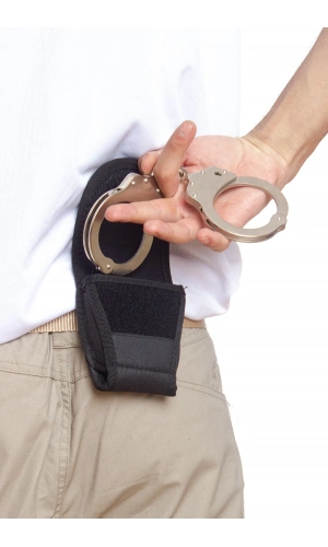 siyah renkli paslanmaz celik masolet kelepce ve kapali kelepce kilifi