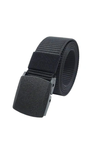 Siyah Renkli Plastik Tokali Askeri Palaska Taktik Kemer