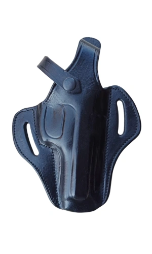 sag el siyah renkli hakiki deri tam kelebek tek emniyetli universal palaskaya kemere gecirmeli canik 55 silah kilifi