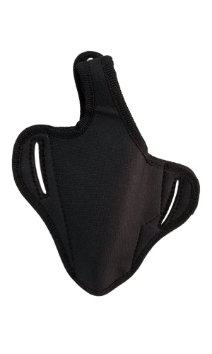 sol el siyah renkli tam kelebek airsoft kemere gecirmeli impertex silah kilifi