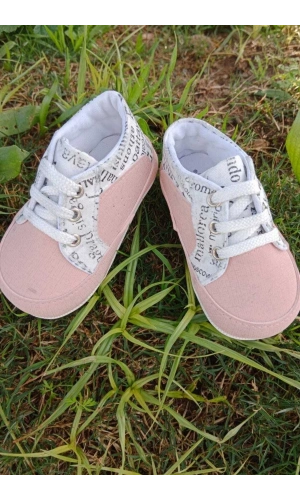 somon beyaz renkli ici pamuklu organik ortopedik cocuk bebek ilkadim bagcikli patik kanvas sneaker casual ayakkabi