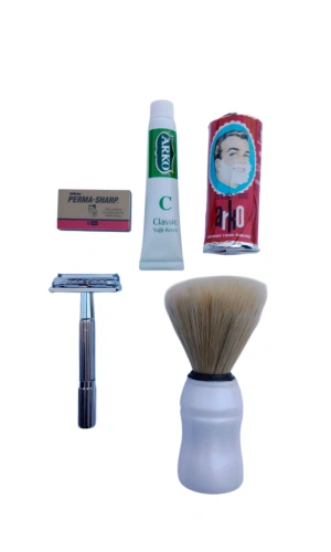 Tima 779 tras makinasi Arko Berber Tras Sabunu Perma Sharp Yaprak Jilet Tras Fircasi Arko Nem Klasik cilt besleyici Yagli Krem 20 cc Tras Seti