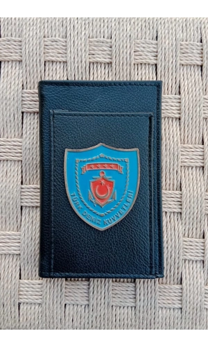 turk deniz kuvvetleri amblemli ozel tasarim hakiki deri rozetli bloknot