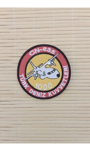 Turk Deniz Kuvvetleri CN 235 1000 Logolu Nakis islemeli Arma