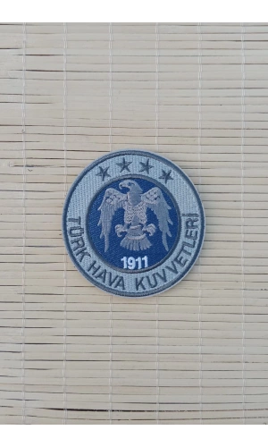 turk hava kuvvetleri 1911 nakis islemeli arma patch pec