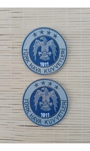 turk hava kuvvetleri 1911 nakis islemeli arma pec patch