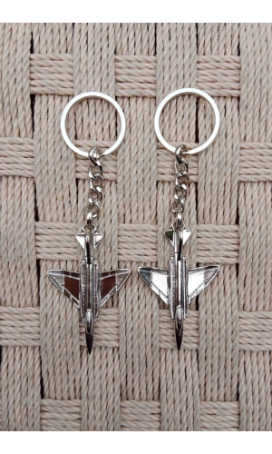 Turk Hava Kuvvetleri Hediyelik F-4 Savas Ucagi Metal Ucak Anahtarligi