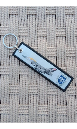 Turk Hava Kuvvetleri istikbal Goklerdedir Yazili Nakis islemeli Bez Anahtarlik