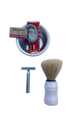 Yuma tras makinasi Arko Berber Tras Sabunu Perma Sharp Yaprak Jilet Tras Fircasi Metal Tras Tasi Tras Seti