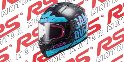 Tarzınızı Yolda Yansıtın: LS2 Rapid Player Siyah-Mavi Tam Kapalı Kask