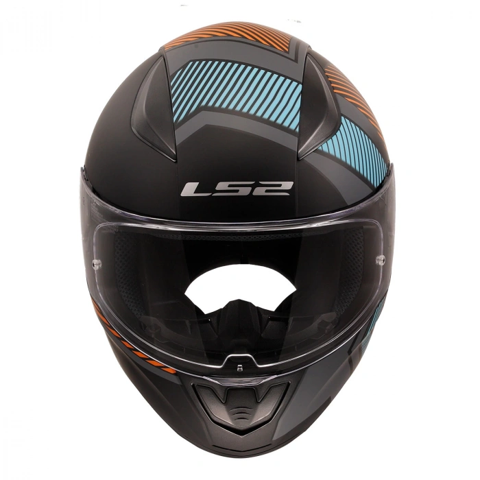 LS2 RAPID 2 EXTRA MAT GRİ-NEON TURUNCU KASK