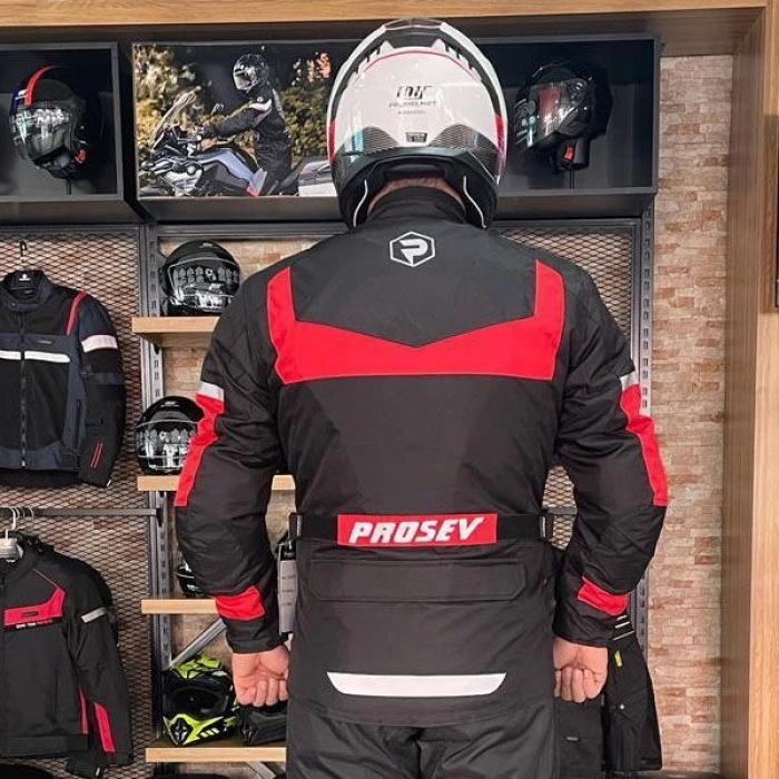Prosev Uzun Mont CE2203 - Su Geçirmez ve Korumalı Motosiklet Montu
