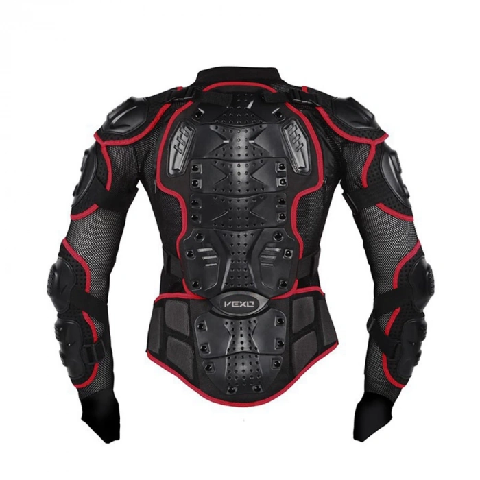 Vexo Full Koruma Kırmızı - CE Standartlarına Uygun Motosiklet Body Armor