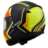 LS2 RAPID 2 EXTRA MAT NEON SARI-NAVY MAVİ KASK