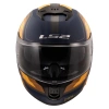 LS2 STREAM 2 VINTAGE MAT NAVY MAVİ-TURUNCU-KAHVERENGİ KASK