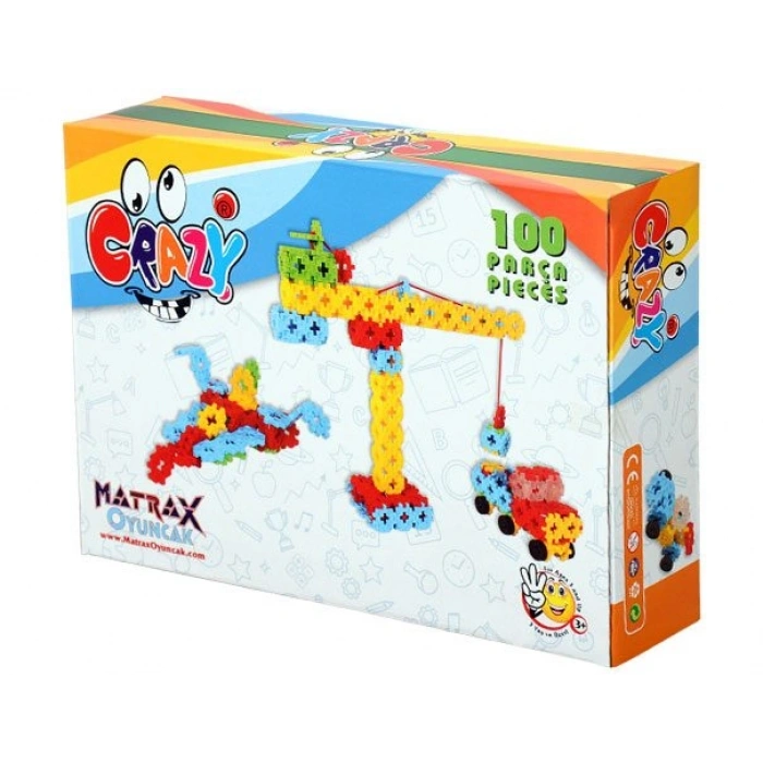 100 Parça CRAZY® Karton Kutuda