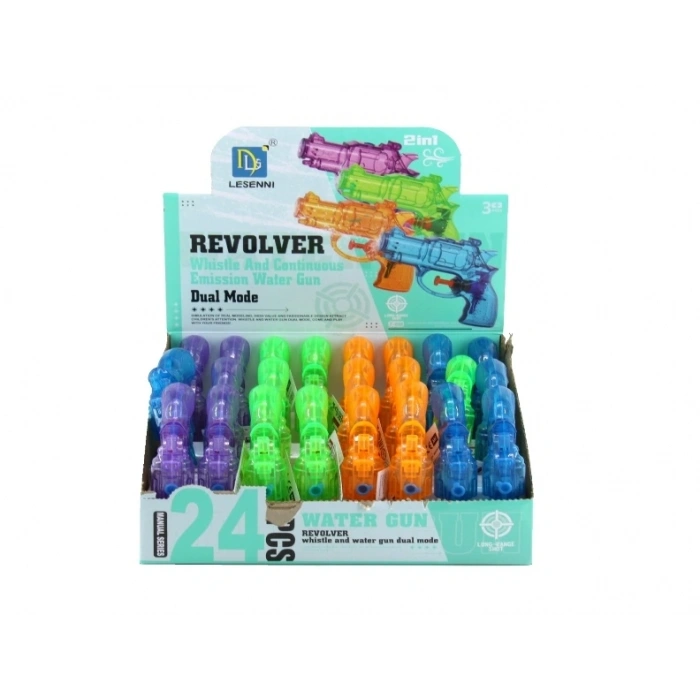 24LÜ DISPLAYDE KÜÇÜK ŞEFFAF REVOLLER SU TABANCASI