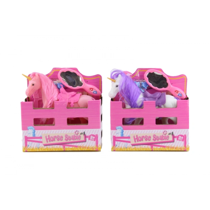 AYNALI AKSESUARLI KADİFE UNICORN AT