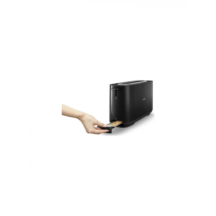 Philips Daily Collection Uzun Yuvalı Ekmek Kızartma Makinesi Siyah, HD2590/90