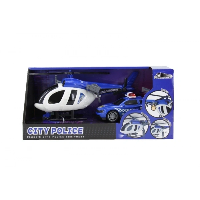 POLİS HELİKOPTER VE ARABA SETİ