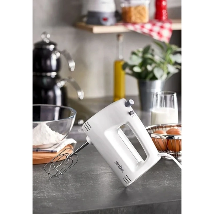 SİNBO SMX-2758 EL MİKSERİ BEYAZ