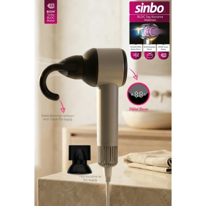 SİNBO SHD-1756 BLDC SAÇ KURUTMA MAKİNESİ