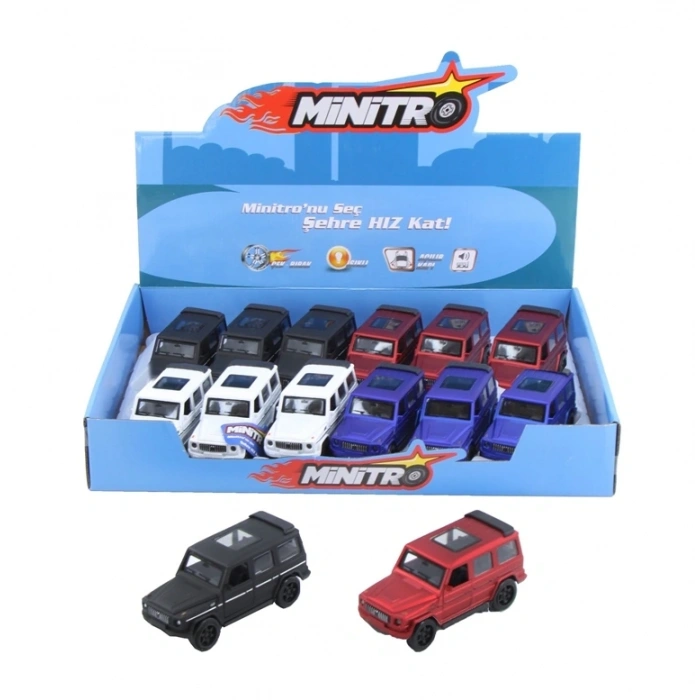 1:36 METAL ÇEKBIRAK SESLİ IŞIKLI JEEP