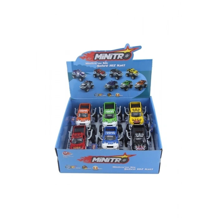 1:32 METAL ÇEKBIRAK SESLİ IŞIKLI OFF ROAD CANAVAR