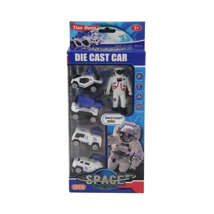 4 ARAÇLI ASTRONOTLU METAL ARABALAR