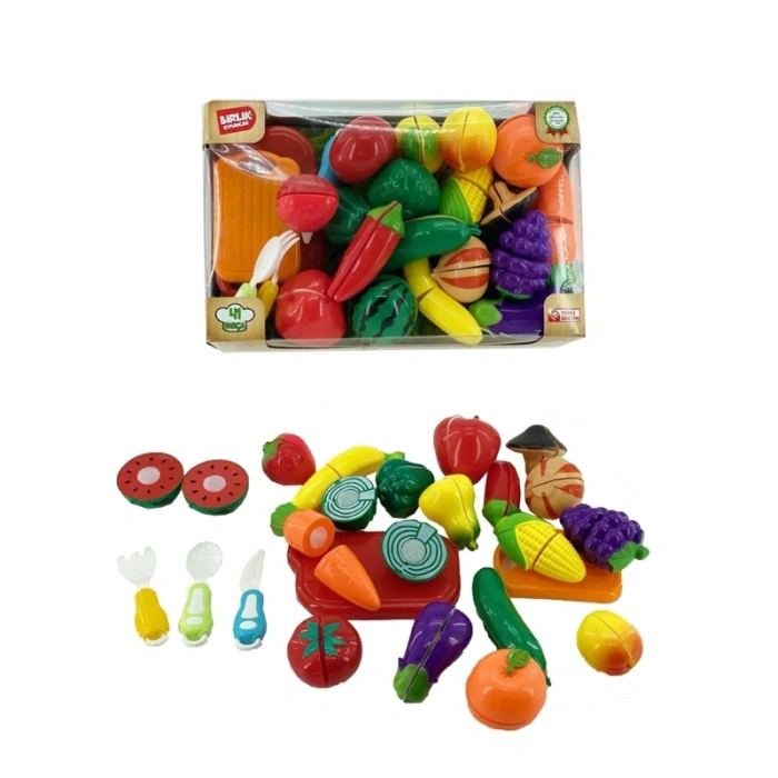 41 PCS KESİLEBİLEN MEYVE&SEBZELER MANAV SETİ