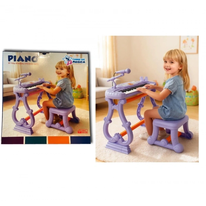 AYAKLI 37 TUŞ PİANO ORG - LİLA