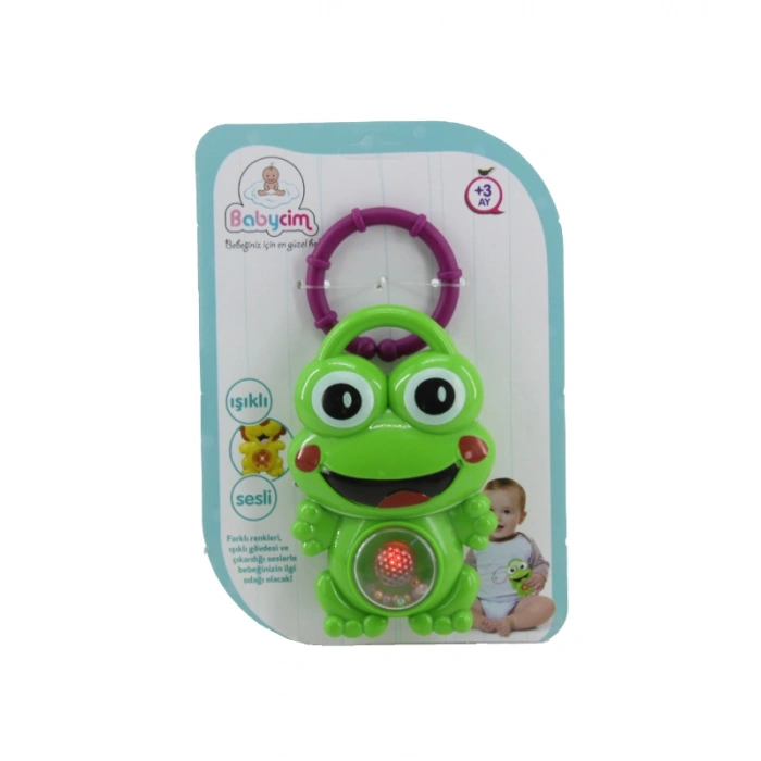BABYCİM NEŞELİ SESLİ PİLLİ KURBAĞA ÇINĞIRAK