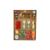 12 PCS SALATALIKLI KESİLEBİLEN MEYVE & SEBZE