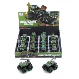 DUBLE SÜRTMELİ METAL DIECAST ASKERİ CANAVAR ARABA