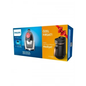 Philips BXA0058/00 XB2142/10 Toz Torbasız Süpürge + HDA150/161 Türk Kahve Makinesi Set