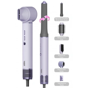 SİNBO SHD-1729 SAÇ ŞEKİLLENDİRME SETİ MOR