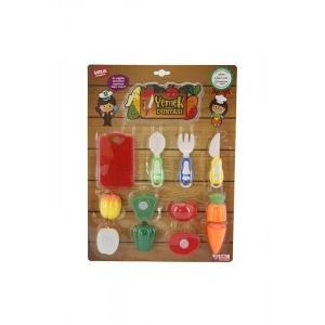 12 PCS SALATALIKLI KESİLEBİLEN MEYVE & SEBZE