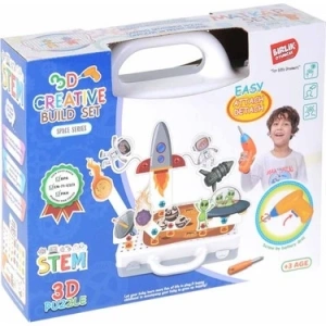 3D STEAM EĞİTİCİ MATKAP SETİ - UZAY SERİSİ